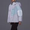 Adidas Originals 530 Color Block Hooded Down Jacket Women Outerwear Light-Purple IU4784
