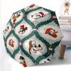 1pc Christmas, Disney Automatic Folding Umbrella - Portable Foldable Design with 8 Ribs, Durable Plastic & Iron Frame Y250725026