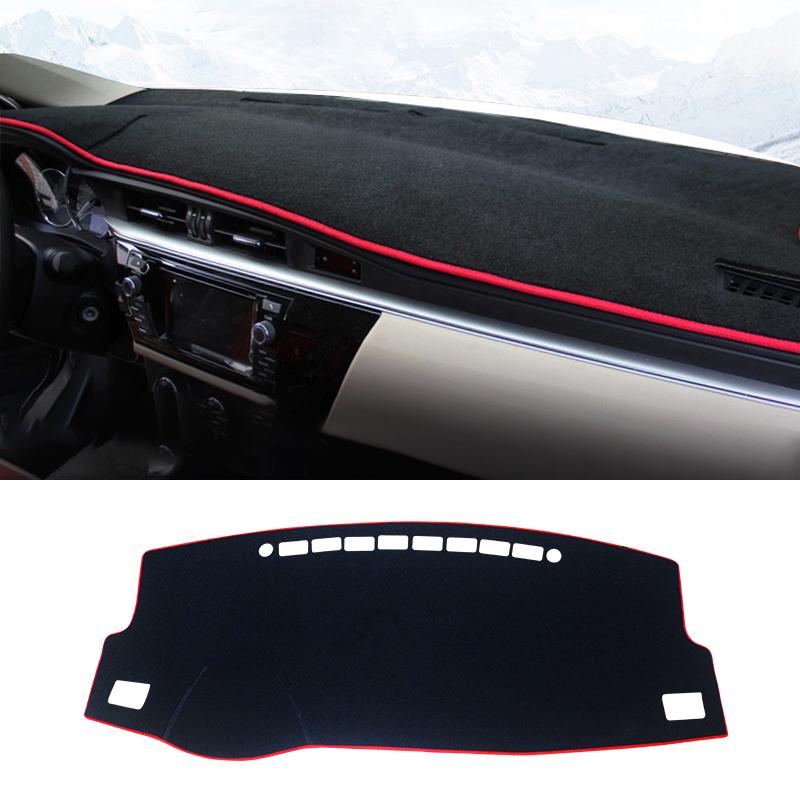 Auto Armaturenbrett Abdeckung Dash Anti-UV Matte Für Toyota Corolla E180 E150 2006 2007 2008 2009 2010 2012 2013 2014 2015 2016 2017 2018