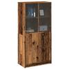 VidaXL Highboard with Doors Old Wood 68x37x142 Cm Engineered Wood 3318722