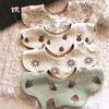 Korean Petal Baby Bib: Reversible, Anti-Vomit, All-Season Neck Scarf