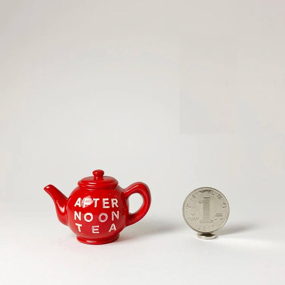 Teekanne Tee 3D Kühlschrankmagnete Kuchen Keks magnetische Kühlschrankpaste Kinder Früherziehung Magnetpaste Heimdekoration