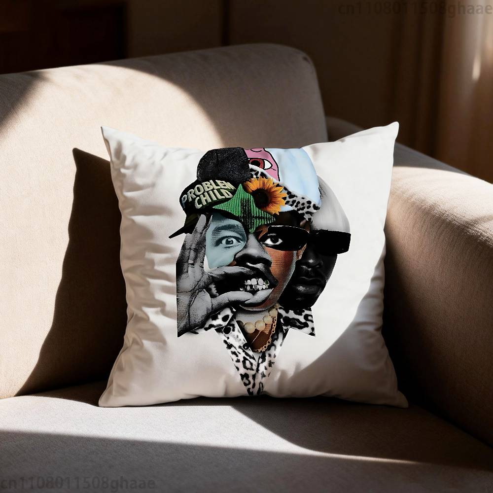 TTyler Funny CCreator Pillow Case Sofa Living Room Bedroom Headboard Backrest Cushion Square Cushion Nap Time