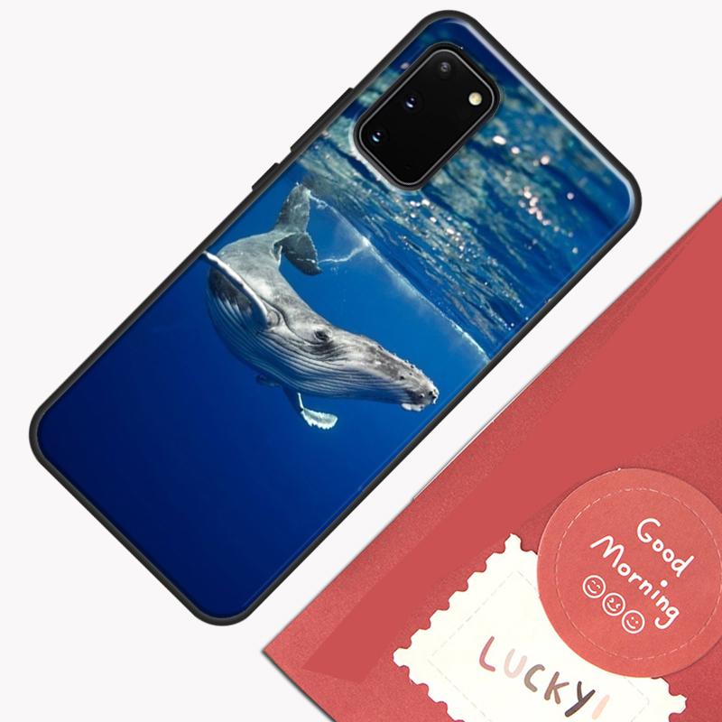 

Ocean Whale Shark Waves Phone Case For Samsung Galaxy S25 S26 Ultra S20 S21 S22 S23 S24 Plus S9 S10 S25 FE Cover Shell Galaxy S25