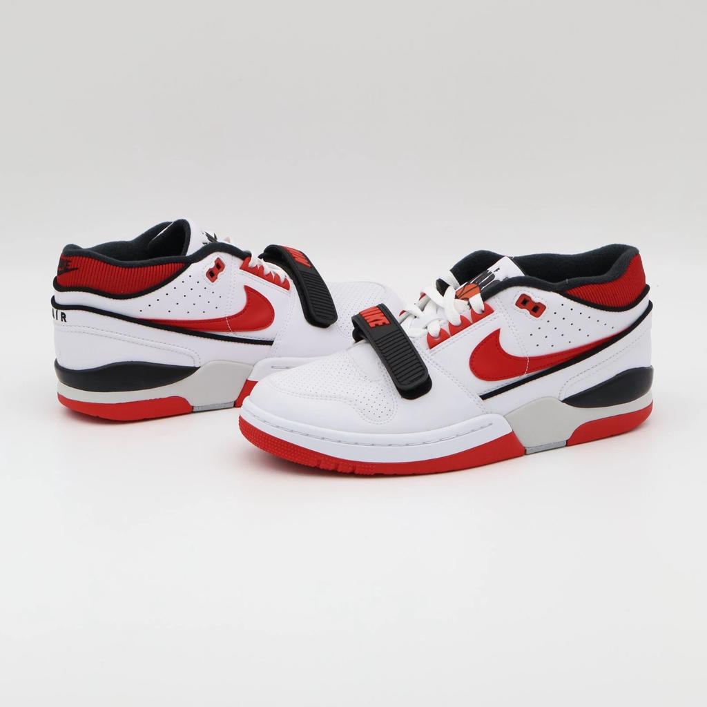 DZ6763-101 Billie Eilish × Nike Air Alpha Force 88 Fire Red and White