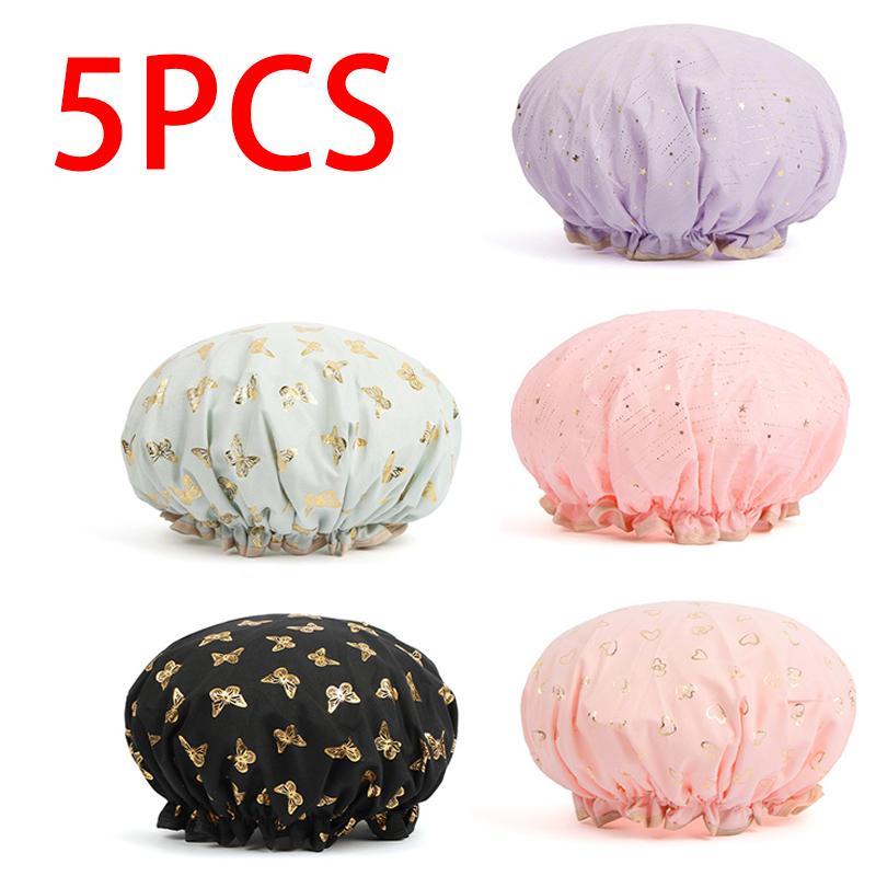 Shower Caps Waterproof Bathing Cap for Women Donuts for Hair Bonnet Douche Swimming Cap Shower Suit XYM004