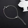 1 Pcs New Listing Fashion Personality Simple Design Heart Rate Electrocardiogram Chart Lightning Bracelet Couple Bracelet