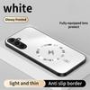 For Samsung Galaxy A37 Case Integrated Magnetic Light-absorbing Fashion Ice Image Frosted Surface Shock Absorption Box
