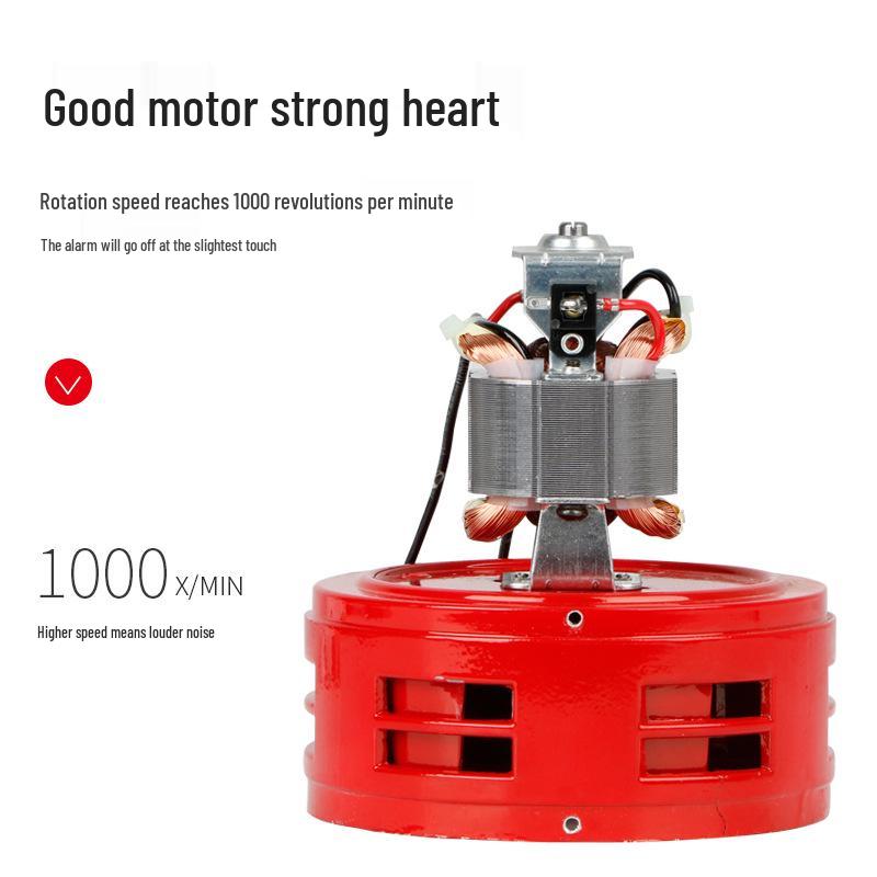 MS-390 High Decibel Electric Motor Air Raid Siren - 12V/24V/220V Alarm Horn