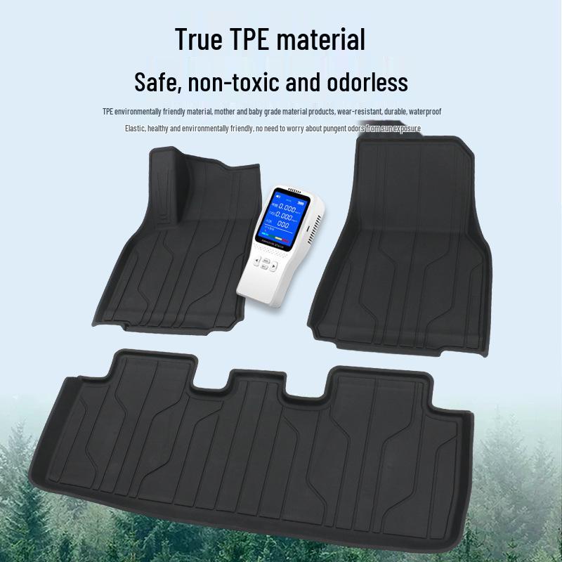 Custom Fit TEP Floor Mats for Tesla Model Y Thunder Edition - Premium Interior Protection Accessories