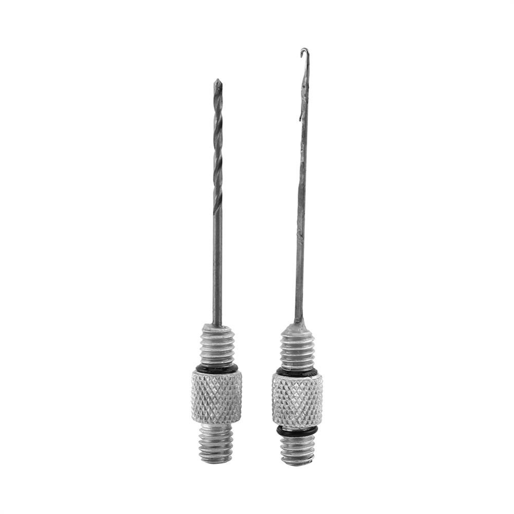 4Set Rotatable Fishing Hook Set Aluminium Alloy Fishing Bait Drill Set Fishing Baiting