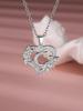 Collana Lettera Inglese a Forma di Cuore - Design alla Moda e Versatile