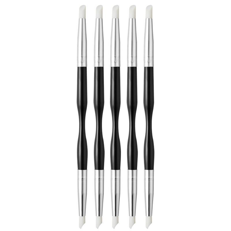 Dual-Ended Silicone Nail Art Tool: Smudge & Dot Pen