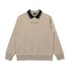MALBON GOLF Malbon Script Fleece-Lined Sweatshirt Greyish Beige (Man)