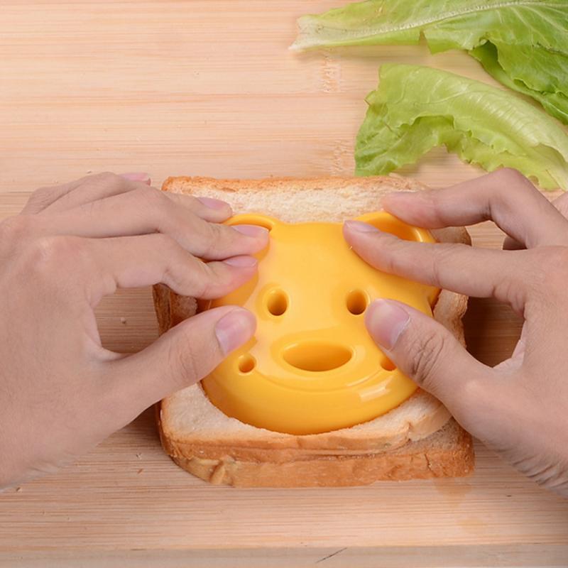 Cute Bear Sandwich Molds Toast Making Knife Molds Cute Baking Pastry Tools Funny Food Kitchen Accessories