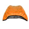 Winter Duck Down Earflap Hat Ultra Light Comfortable Warm Outdoor Down Hat for Mountaineering Skiing Skating Orange