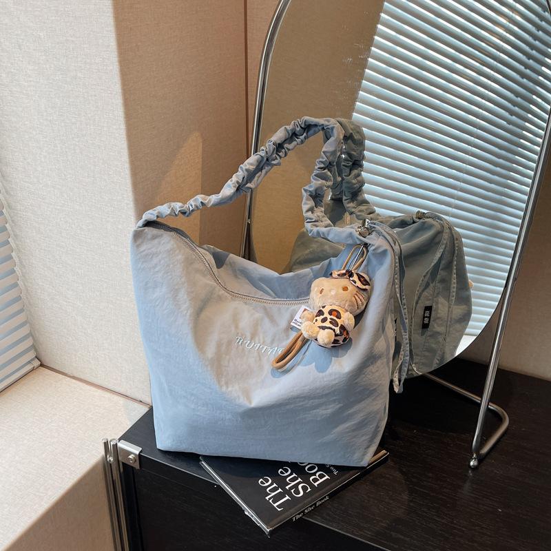 Canvas tote large-capacity bag women's 2025 spring and summer new shoulder bag fashion casual messenger bag