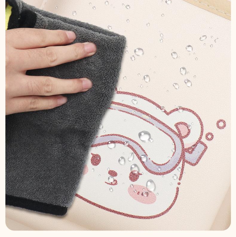 Car Back Seat Organizer Anti-kick Pad Rear Safety Seat Anti-wear Pad Car Anti-dirty Pad Universal Car Backrest Storage Bag