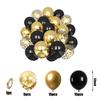 35pcs 12 inch metal balloons matte latex balloons gold confetti balloons birthday wedding party decoration