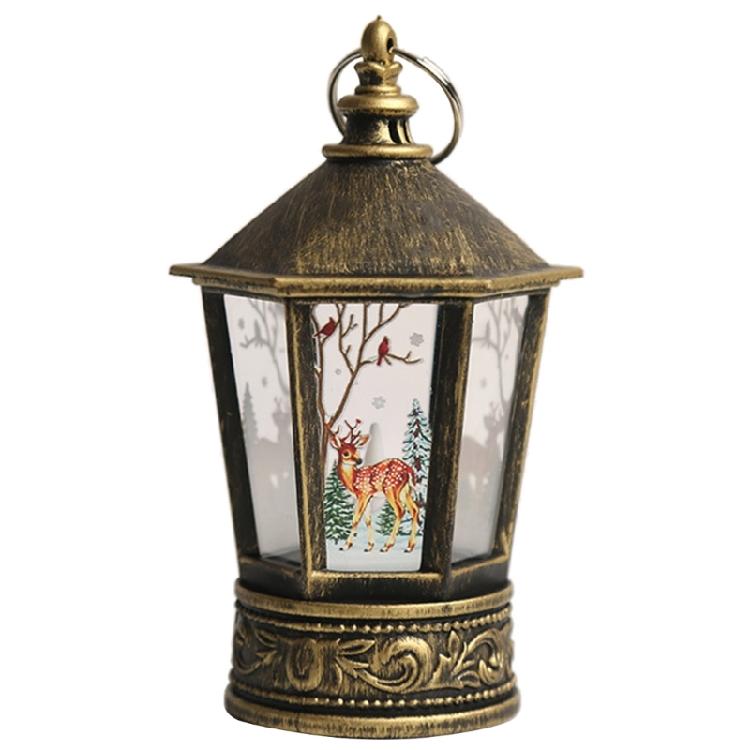 Christmas Lantern LED Lighted Holiday Hanging Home Decorations Family Gift