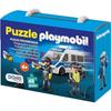 Puzzle pour enfant - dohe - playmobil police team - 48 pièces - 4 ans et plus - couleurs vives