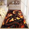 Handsome Fire Dragon carpet Yoga living room room decor children's crawling mat doormat area rug games mat