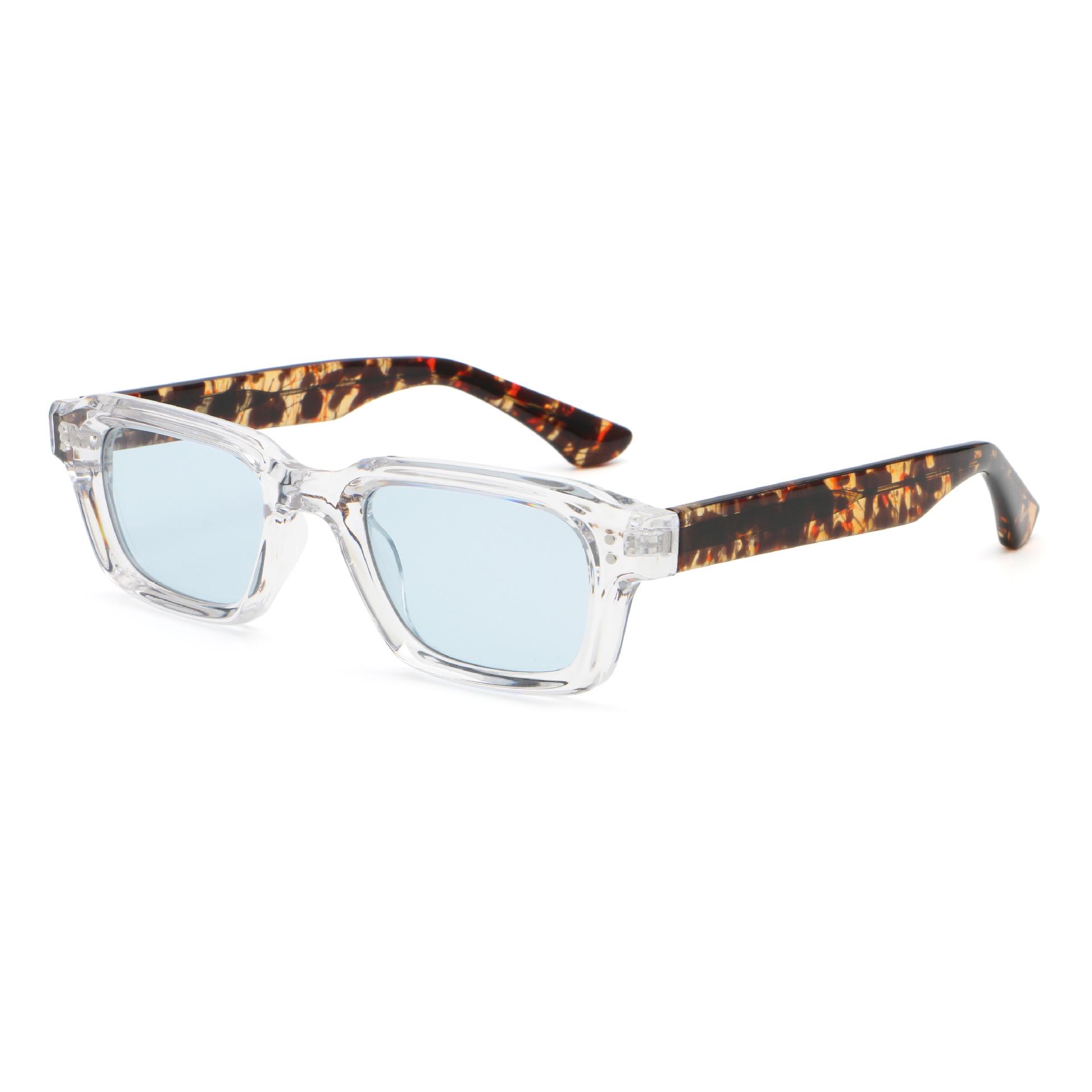 Retro European-American Square Frame UV Protection Sunglasses for Women