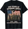 Patriotic USA Army Us Military Parade 250 Years Anniversary T-Shirt Unisex T-Shirt