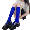 Colorful Calf Socks Velvets Knee High Stockings Lightweight Breathable Knee High Socks Student Girls Middle Tube Socks