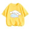 Cinnamoroll Summer Anime T-Shirt Children Boys Clothing Girls Cartoon Casual Wear