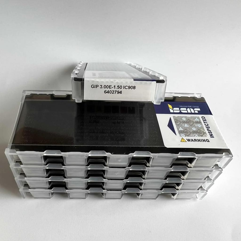ISCAR / GIP3.00E-1.50 IC908 /Industrial indexable Carbide Inserts 10 PCS