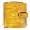 M63559 Epi Porte Vie Compact Folded Wallet Leather Tassiri Yellow