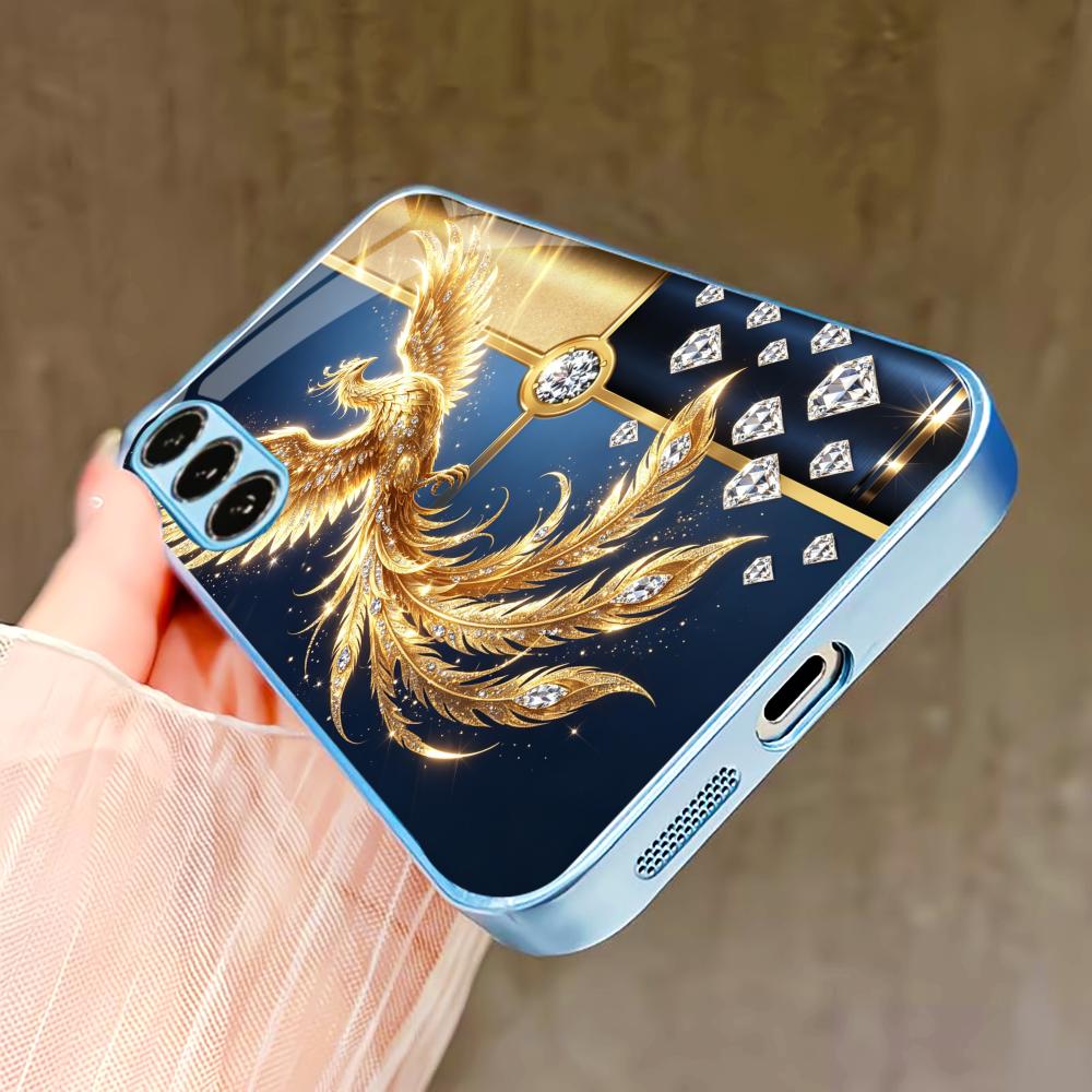 Fashionably Simple Phoenix phone case glass s26 ultra case s25 ultra case for Samsung Galaxy S26 S25 S24 S23 S22 FE Ultra Plus