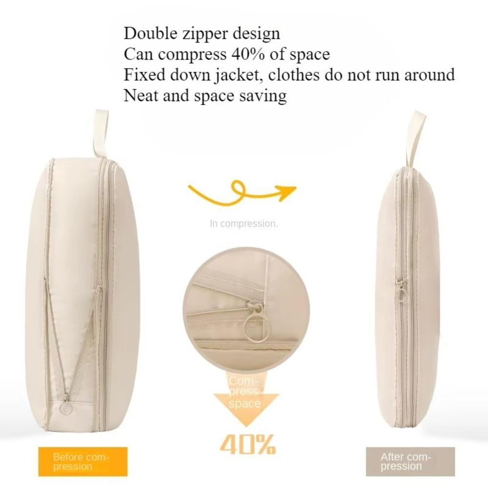 4Pcs Set Sub-Packing Clothes Compression Bag Foldable Closet Organizer Set Travel Accessories