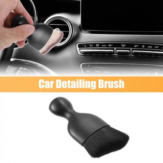 1pcs Car Interior Dust Brush Soft Bristles Detailing Brush Dusting Tool Black