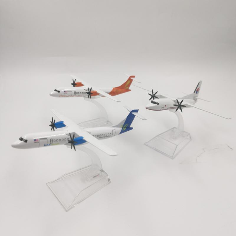 Jason Tutu Plane Model Airplane Fk-50 16cm Atr-600 Aircraft Model Diecast Metal Airplanes 1:400 Scale Planes