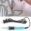 Hot Fix Drilling Machine Pen Point Rhinestone Applicator Fast Heated DIY Tool CN Plug 110-220V