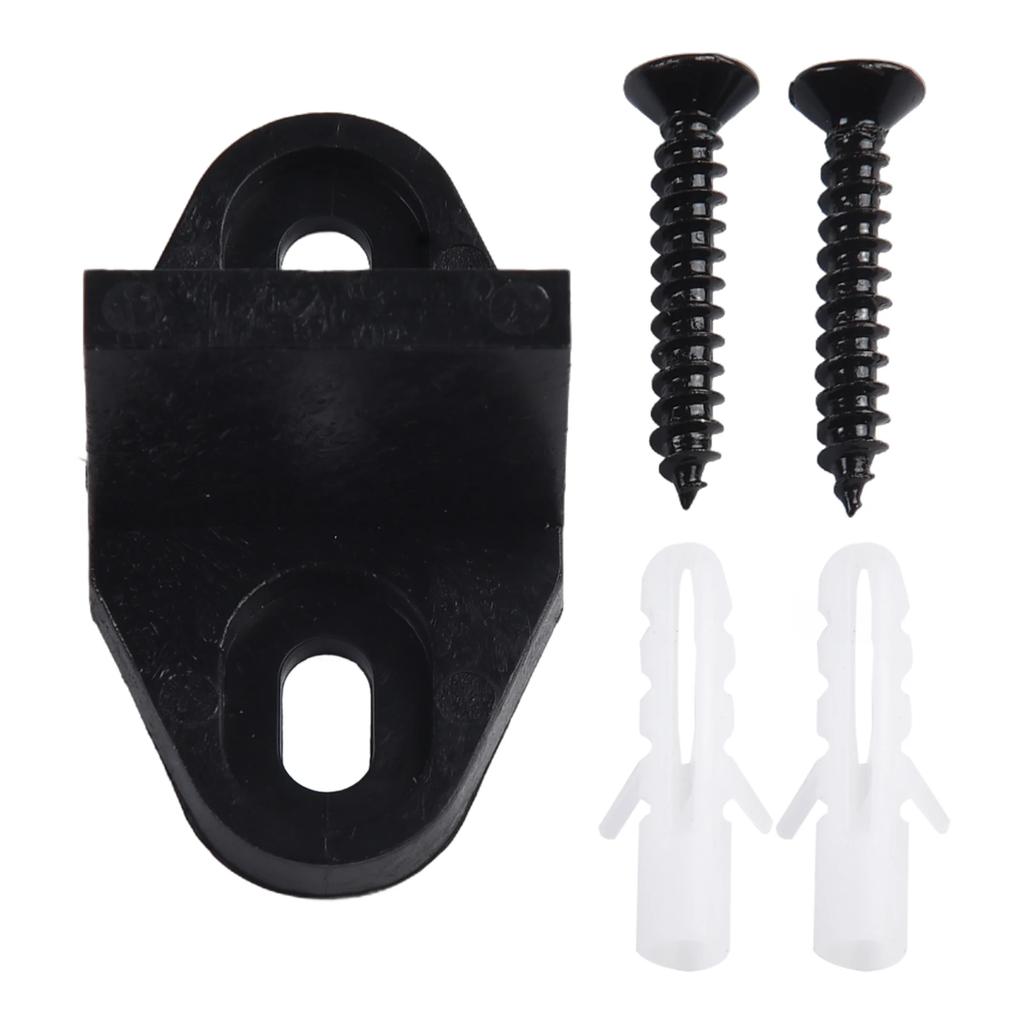 Tools Shock Stoppers Swing Stopper Wooden Door Sliding Door Stay Roller 2pcs 4.5*2*2cm Adjustable Barn Door Black