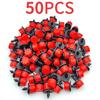 50 Stück Widerhakenverbinder, Bewässerungsarmaturen, Tropfbewässerungs-Widerhakenverbinder, 4/7 mm Schlauchverschraubungen für Blumentopf, Garten, Rasen