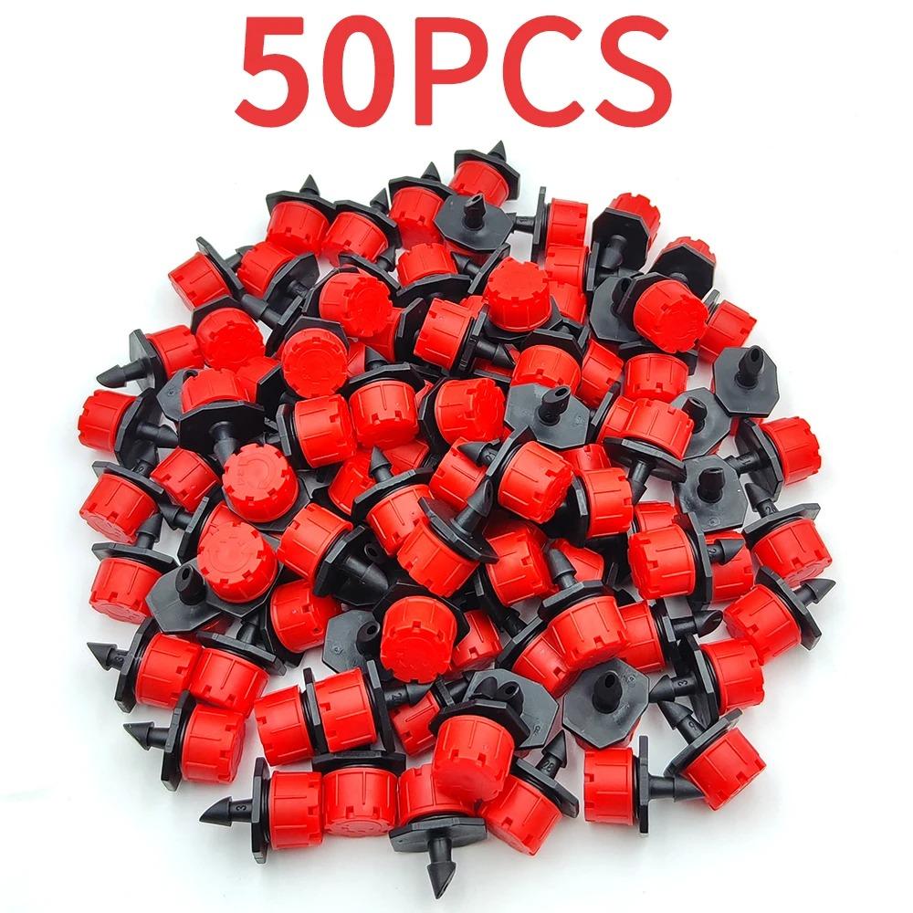 50 Stück Widerhakenverbinder, Bewässerungsarmaturen, Tropfbewässerungs-Widerhakenverbinder, 4/7 mm Schlauchverschraubungen für Blumentopf, Garten, Rasen
