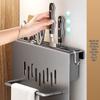 Brangdy Upgraded Wall-Mounted Kitchen Knife & Utensil Holder