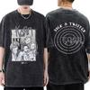 Gewaschenes Vintage Rockband Korn Sick Twisted Tour 2000 T-Shirts Herren Alternative Nu Metal Musik T-Shirt Herren Übergroße T-Shirts