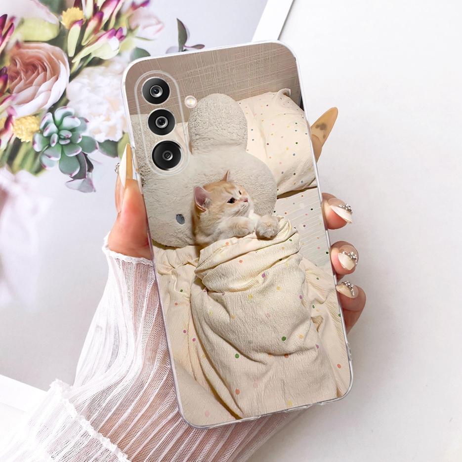 For Samsung Galaxy M36 Case SM-M366B Luxury Flowers Butterfly Painted Cover Soft Silicone Case For Samsung M16 M36 M56 5G Fundas
