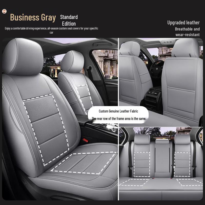 Custom-Made, All-Season, Thicker Car Seat Covers for New and Old Models, Full-Coverage