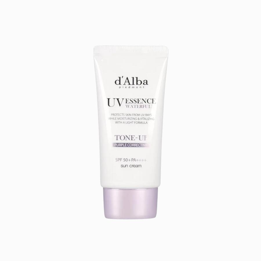 d'Alba UV Essence Waterfull+ Tone Up Purple Correcting Sun Cream 50ml