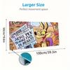 Looney Tunes Print  Cushion Non-slip Laptop Tablet Big Mousepad XXL Mat Mini PC Playmat With Lock Edge