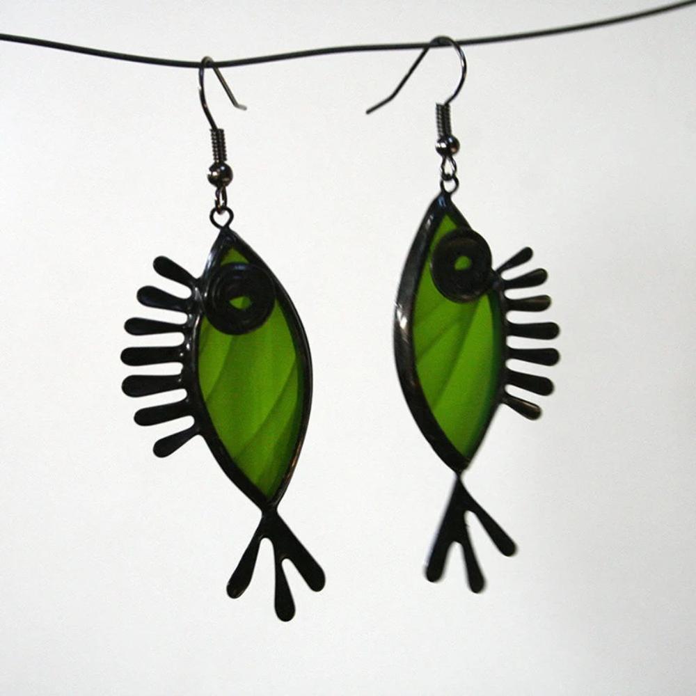 Small fish simple personality temperament ear hook