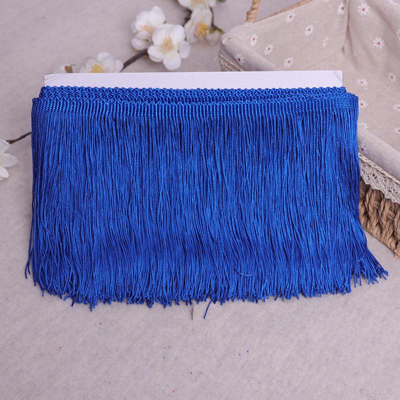 10-30cm10Metri Frange Pizzo Nappa Bordino Decorazione Tenda Danza Latina Accessori da Cucito Puntilla Borla Frange Lunghe da Cucire