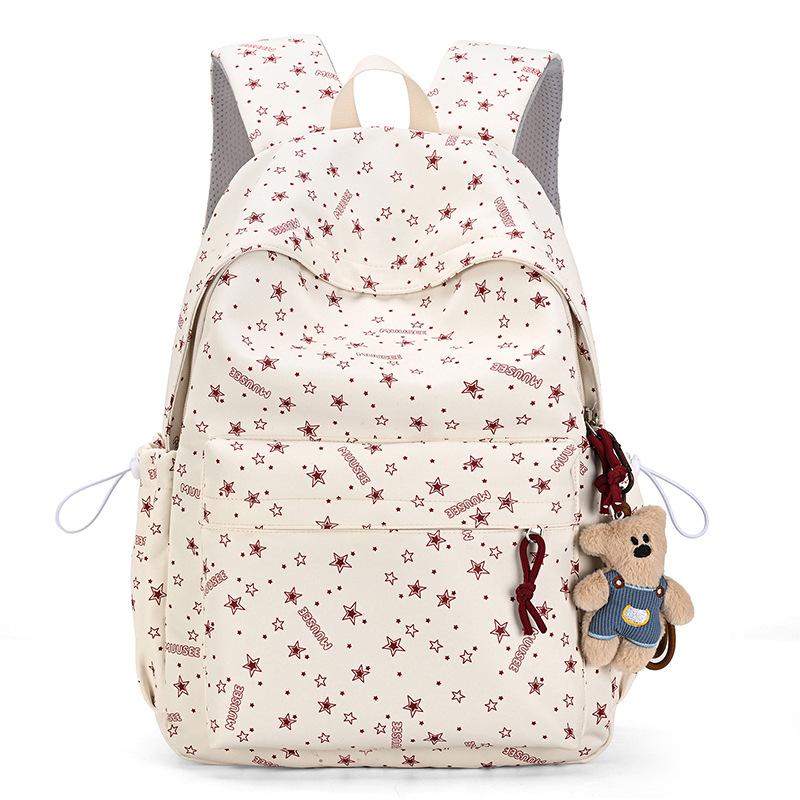 Schoolbag trendy schoolbag new star student girl high value backpack printing atmosphere large capacity commuter ins backpack