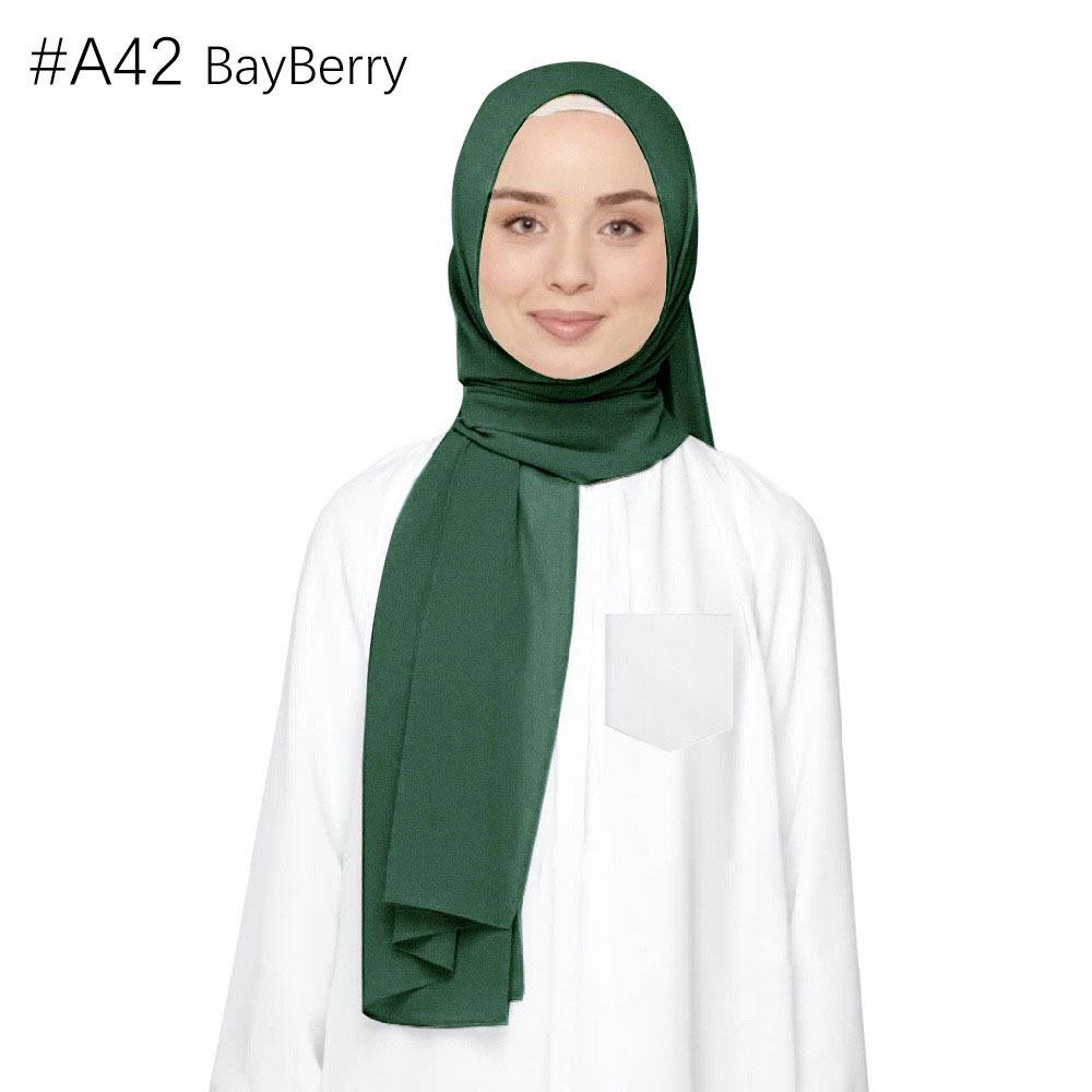 Ethnische Perlen Chiffon Bubble Kopftuch - Malaysia Schalkollektion